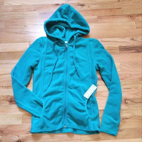 NWT NY Apparel Fleece Front Zip Hoodie Small - Picture 1 of 7